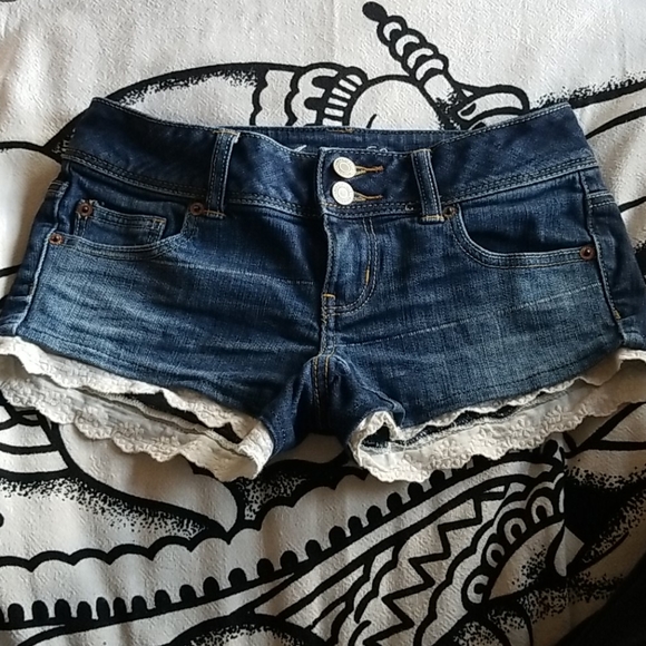 AE Stretchy Denim Jean Short - Picture 1 of 5